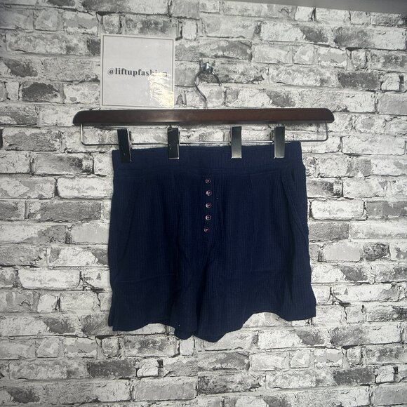 EUC Saturday Sunday By Anthropologie Navy Blue Shorts Size Small - Picture 2 of 16